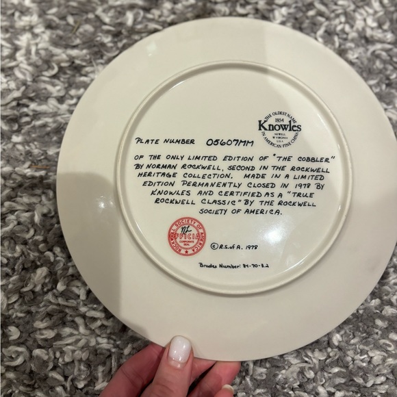 Norman Rockwell plates, set of 3 plates - Picture 7 of 7